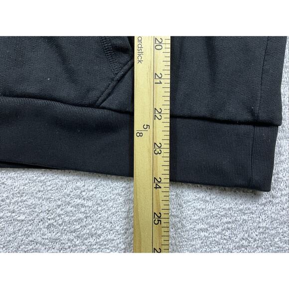 Victoria’s Secret Pink half zip Crewneck Sweatshirt Black White Women Large - Picture 4 of 7